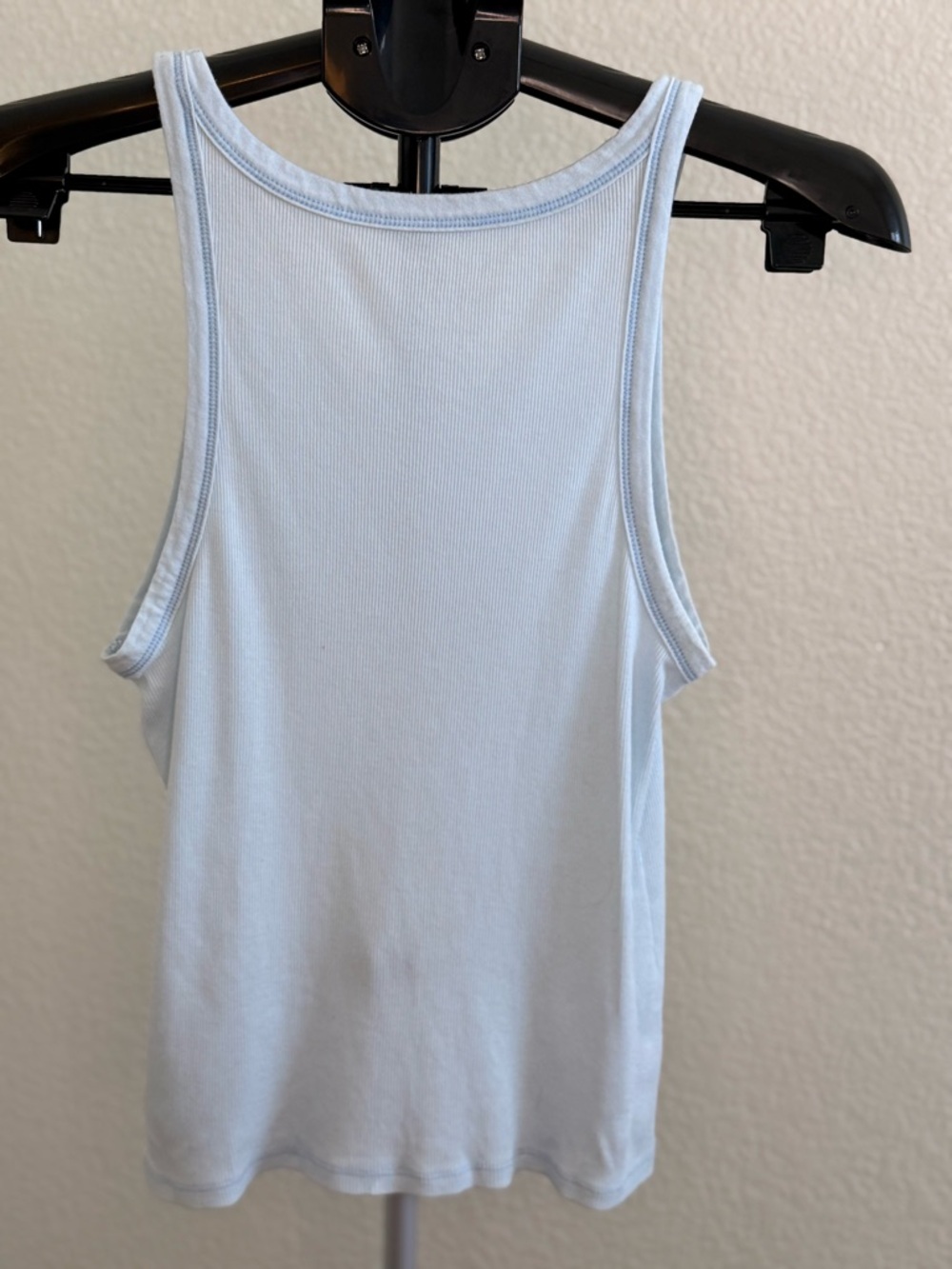 American Eagle Outfitters Light Blue Ribbed Tank - Picture 2 of 3